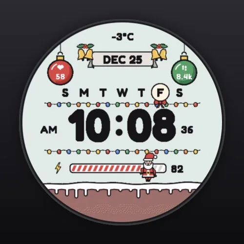 Jingle watch face