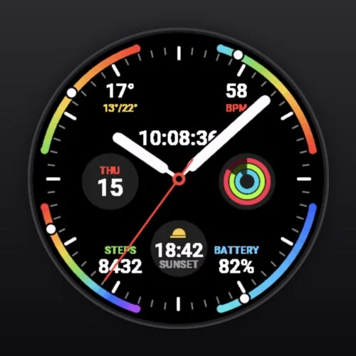 Prism watch face