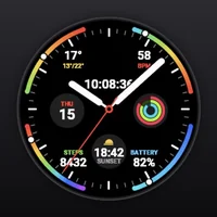 Prism: Temperature, heart rate, steps, battery