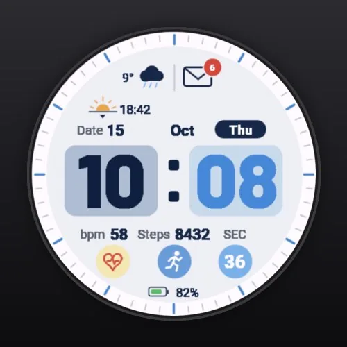Slate watch face