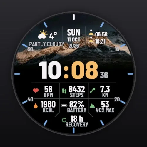Summit watch face