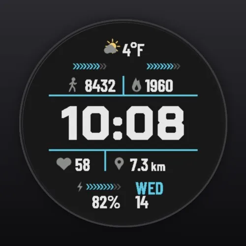 Torque: Cyan, no bezel